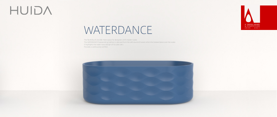 惠达卫浴“水之舞”浴缸荣获A’ DESIGN AWARD设计大奖